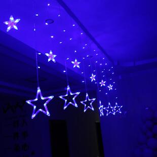 网红星星led灯生日满天星会场儿童美陈年会场景创意惊喜装饰布置