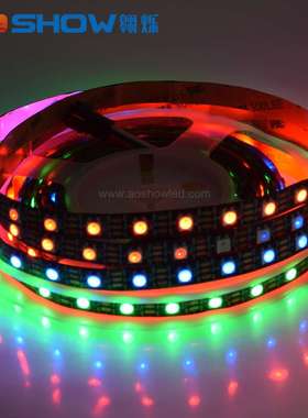 WS2813  5V黑板5050灯带 亮化景观  LED幻彩厂家 断点续传 麦爵士