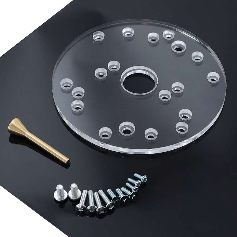 电木铣通用底座亚克力Universal Router Base Plate木工辅助工具