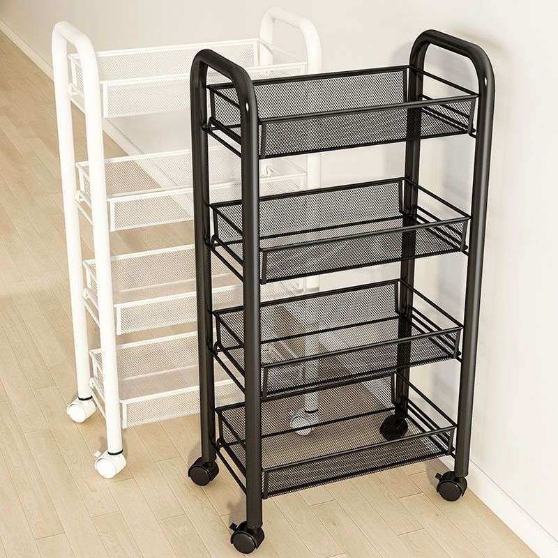 多层厨房移动收纳架架小推车置物架落地家用婴儿用品储物架子