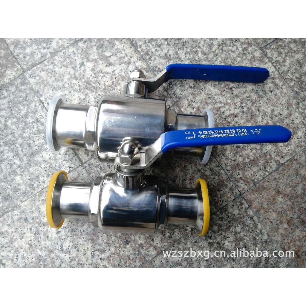 流量控制阀 卫生球阀 卫生级卡箍球阀 304卡箍式球阀 不锈钢球阀