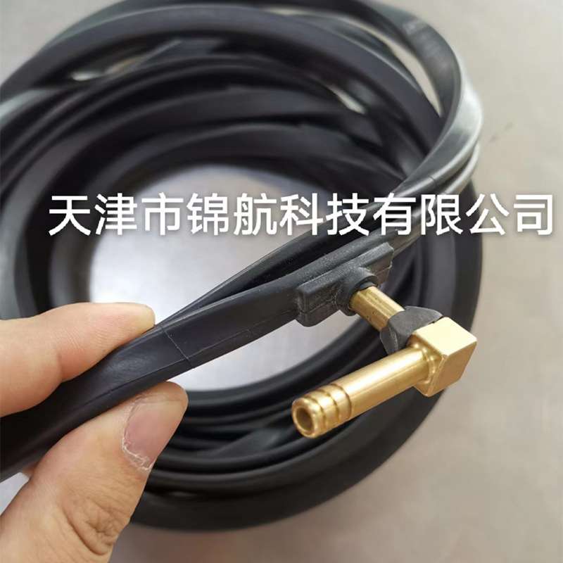 硅胶充气胶圈EPDM充气密封胶条方形充气密封一体成型充气橡胶气囊