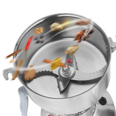 屹立400快开中药大型磨粉机粉碎机中药打粉机家用不锈钢超细中药