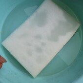 中高密度白色工业软吸水吸油洗车刀画用大块海绵垫子加厚超薄