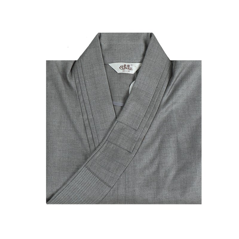 远尘僧服四季校服毛料长褂高档僧衣男女款厚料师父大褂长衫衣服