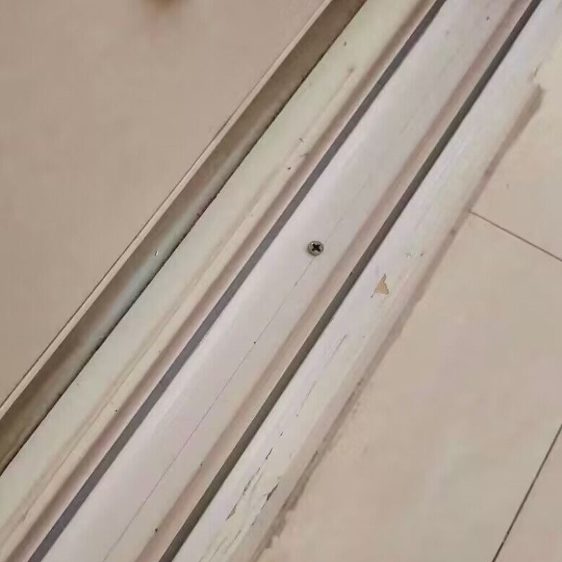 钛合金趟门推拉门移门衣柜门门滑轨凸轨双轨上下轨铝合金槽凹轨道