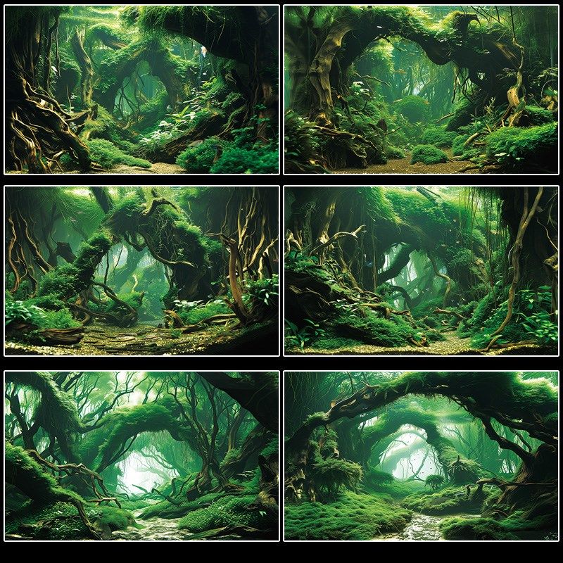 鱼缸背景纸画高清图3d立体壁纸水族箱贴纸壁画造景装饰水草5d定做,宠物/宠物食品及用品,底柜/落地缸,淘宝优惠券,粉丝福利购,淘宝优惠卷