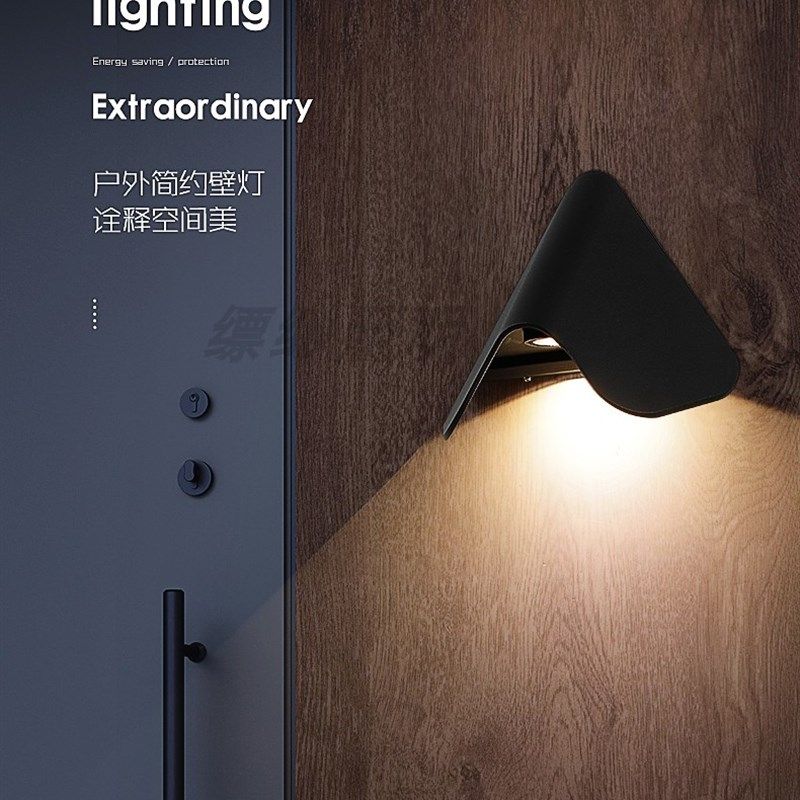 led户外壁灯防水防生锈招牌入户射燈极简过道店面门口墙壁门牌灯,家装灯饰光源,户外壁灯,淘宝优惠券,粉丝福利购,淘宝优惠卷