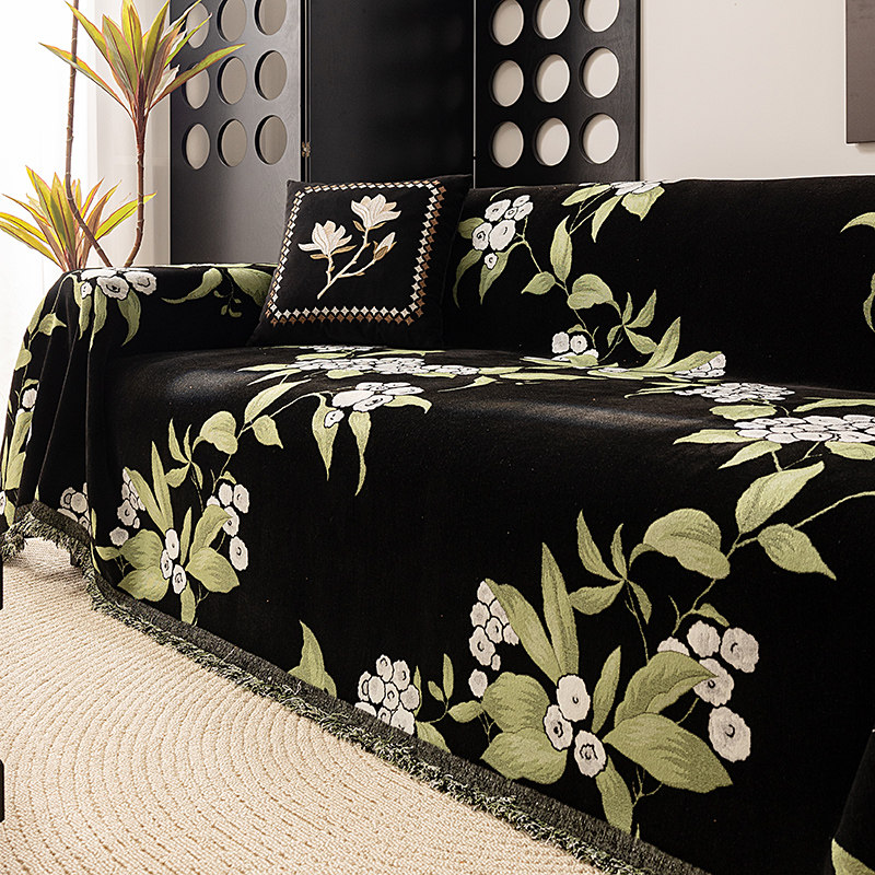 法式复古沙发盖布高级感一整张全盖巾2024新款四季通用套罩坐垫子,居家布艺,沙发套,淘宝优惠券,粉丝福利购,淘宝优惠卷