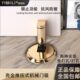 YIBAILI免打孔金色地板吸卧室内强力防风门吸机械门挡卫生间门碰