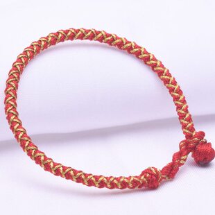 龙抬头龙绳手链纯手作本命年简约龙结手工红绳手绳好运桃花