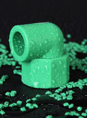 天力管 ppr水管配件 管材绿色90度内丝弯头20 25 32