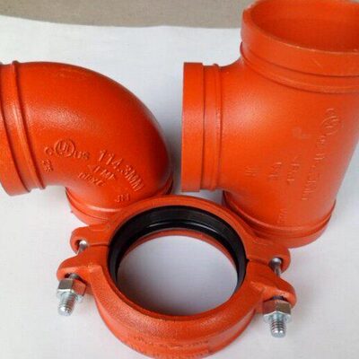 迈克沟槽弯头DN50 65 80 100 125 150 200 250 300 350