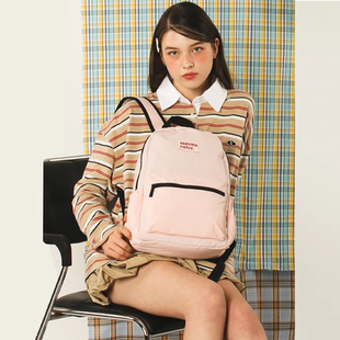 backpack Daily Pink 现货防泼水双肩包迷你 MASMARULEZ官方正品