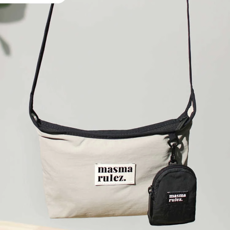 MASMARULEZ官方正品现货迷你单肩斜挎包 Travel sacoche bag Gray,箱包皮具/热销女包/男包,托特包,淘宝优惠券,粉丝福利购,淘宝优惠卷