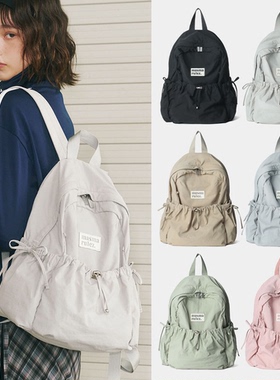 MASMARULEZ正品现货迷你素口双肩背包拉链通勤旅游学生书包6color