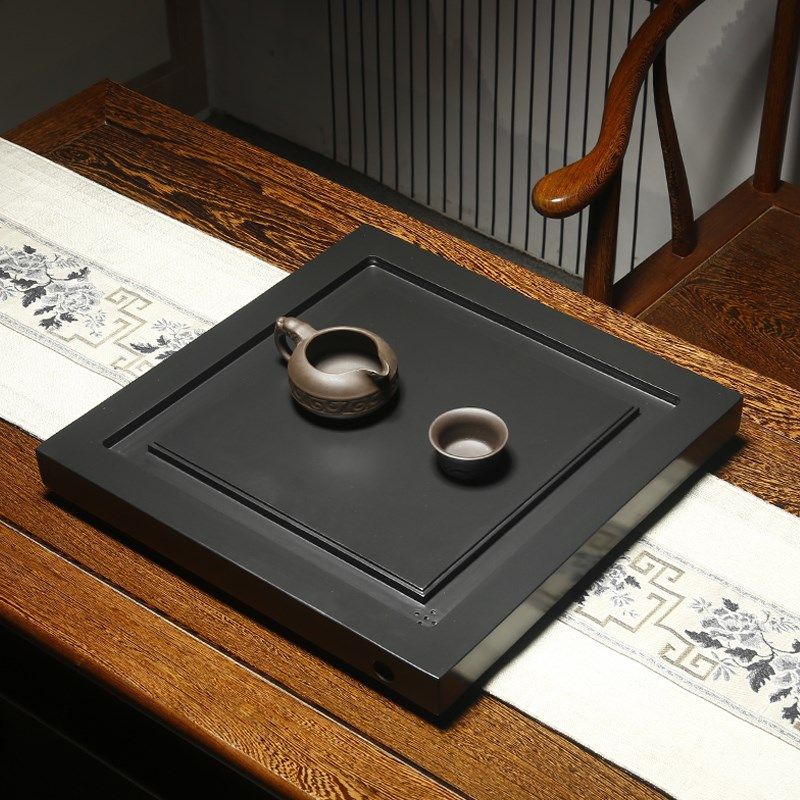 非遗传承歙砚茶盘砚台精品黑龙尾籽料头办公室边茶盘茶具装茶台茶,文具电教/文化用品/商务用品,砚台,淘宝优惠券,粉丝福利购,淘宝优惠卷