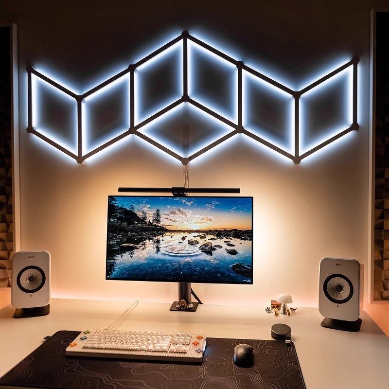 RGB智能星座灯条LED拼接灯幻彩拾音壁灯电竞房间卧室装饰氛围灯条