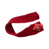 宠物喜庆红色过新年围巾饰品泰迪比熊小型犬狗狗猫咪可爱保暖围脖