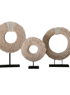 云泥之别北欧风摆件家居饰品创意摆设个性贝壳工艺品乔迁新居礼