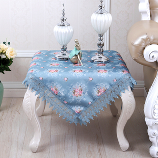 3折出清 小清新圆桌布方桌布电脑书桌盖布盖巾 田园茶几布