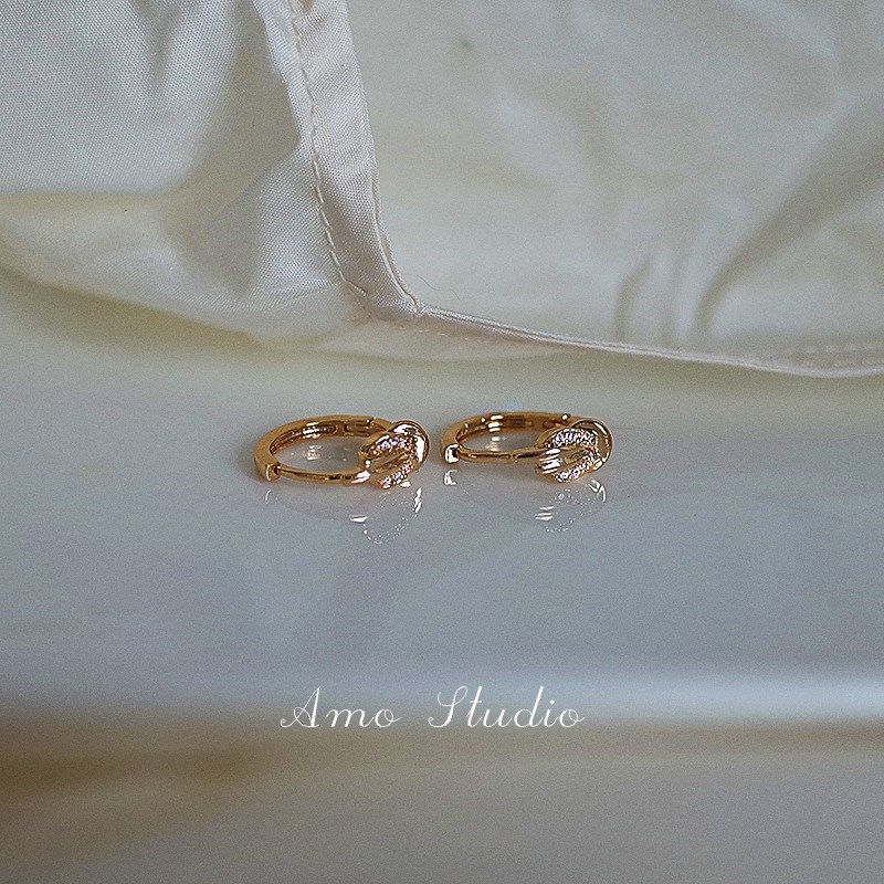 打结圆圈耳环2023年新款潮耳钉简约耳饰韩国气质网红秋季,节庆用品/礼品,文化创意手环,淘宝优惠券,粉丝福利购,淘宝优惠卷