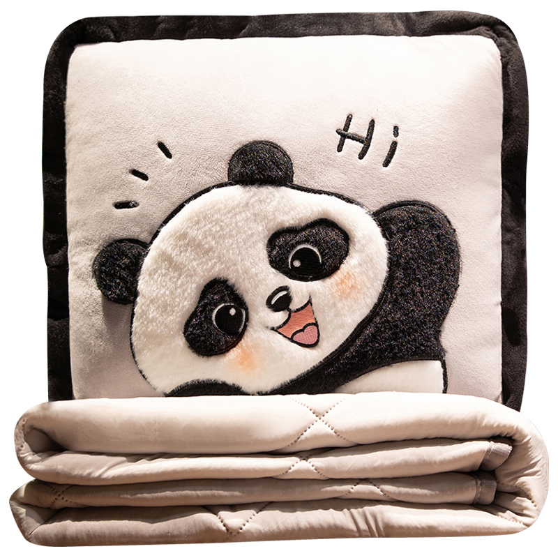 抱枕被子两用办公室午睡毯子加厚枕头被二合一汽车载靠垫靠枕新款