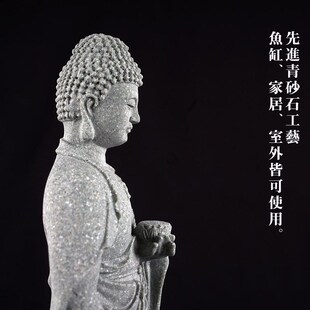 中式神话造像大赏观世音佛陀古典家居寺庙装饰防水鱼缸造景工艺品