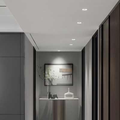 简萌cob深防眩射灯嵌入式深藏洗墙灯家装客厅高显指天花灯无主灯