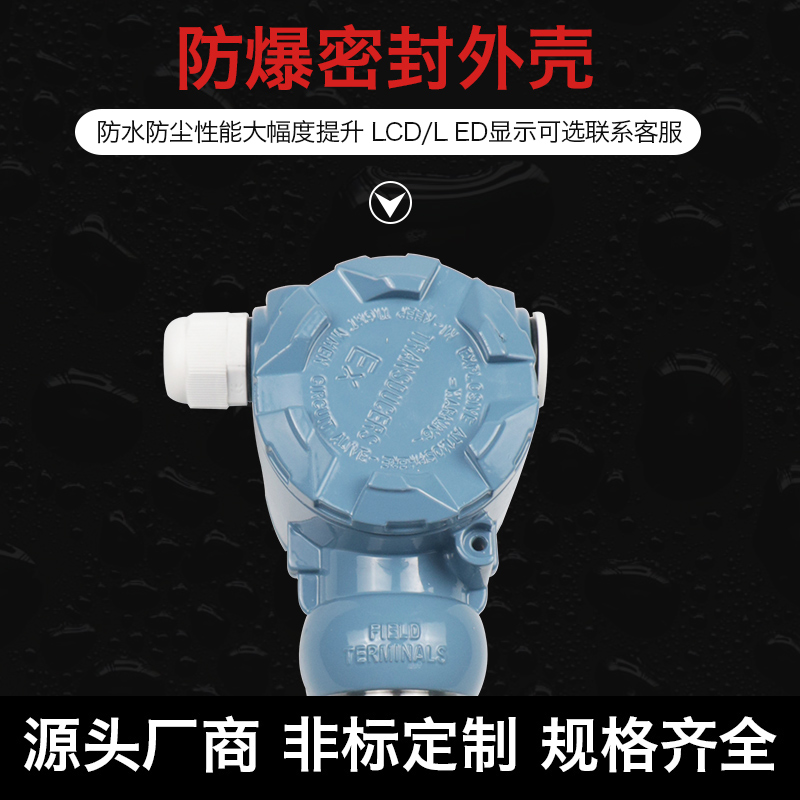 单法兰式隔膜压力变送器防爆压力变送器锅炉法兰安装DN25防腐隔膜