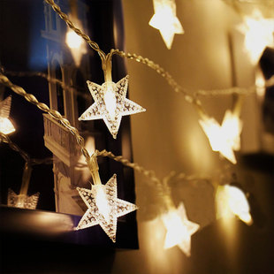 led星星灯串小彩灯闪灯满天星灯饰网红串灯房间布置宿舍灯装饰灯