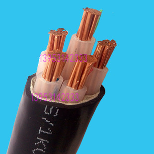 国标yjv 2345芯x10 16 25 35平方+1+2纯铜芯电缆线 户外工程铜线