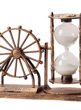 伦敦眼摩天轮沙漏创意学生礼物复古怀旧家居装饰摆件男女生日礼物