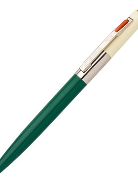 匈牙利ICO复古撞色圆珠笔70年代复刻版按动原子签字笔蓝黑色0.7