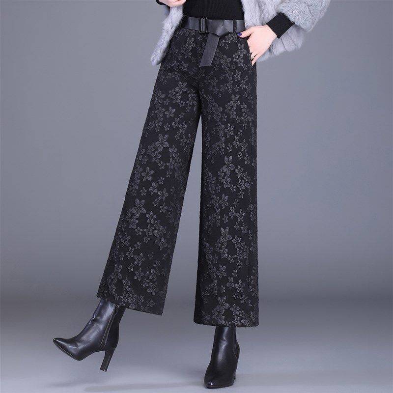 高端羽绒裤女2023年新款秋冬季加厚棉裤外穿妈妈宽松直筒阔腿裤子,女装/女士精品,棉裤/羽绒裤,淘宝优惠券,粉丝福利购,淘宝优惠卷