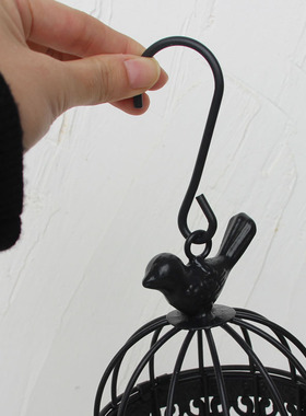 黑色鸟笼装饰婚庆婚礼多肉花架挂饰绿植家居饰品阳台庭院摆件铁艺