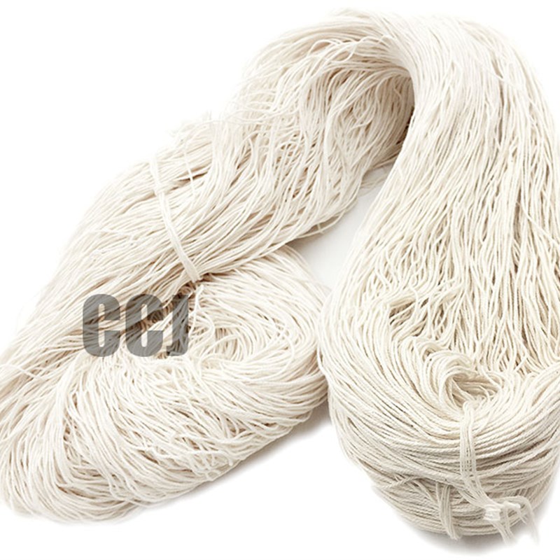 全棉绳子扭绳本白棉绳3股线绳吊牌吊粒包粽子的粽捆绑档案袋线细