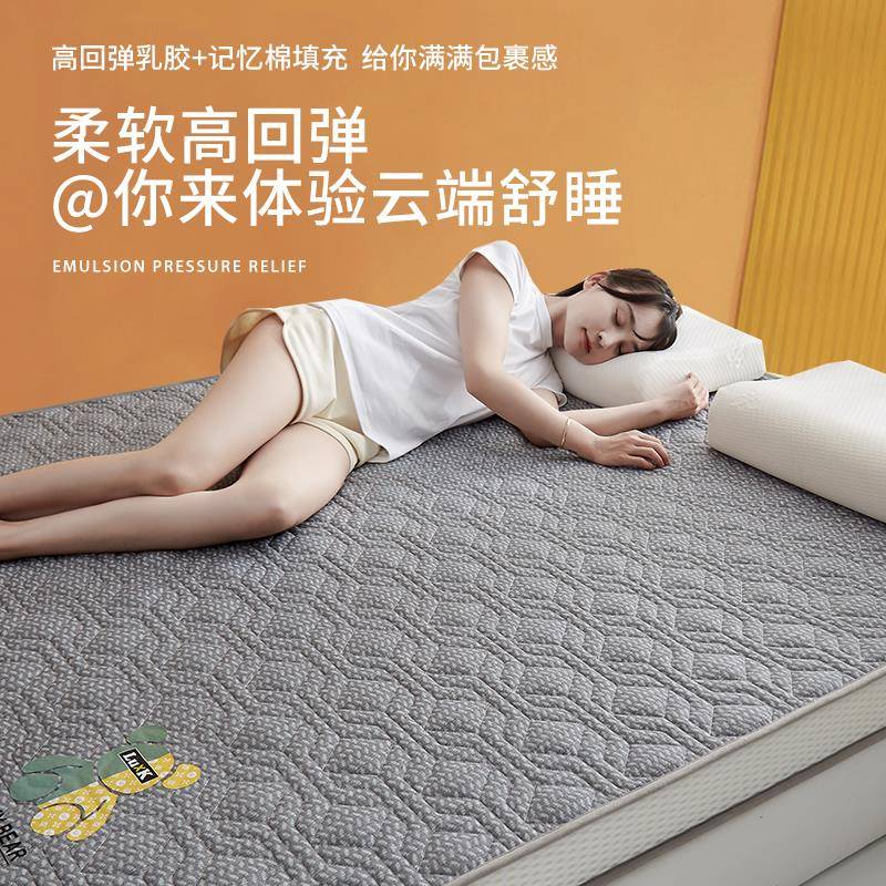 乳胶记忆床棉垫软家用卧室米海绵垫打地5铺20240422垫单人学生宿