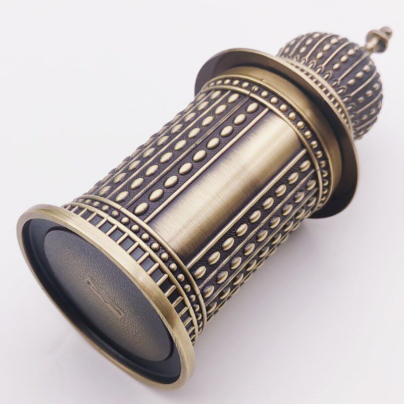 厂家现货按压式自动牙签盒家用欧式复古风客厅手压金属创意牙签筒