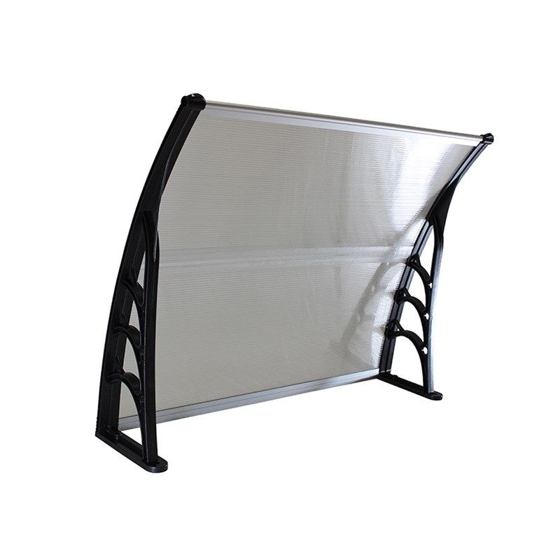 厂家无声雨棚简单安装 PC板窗户雨阳篷 阳台棚空调雨搭
