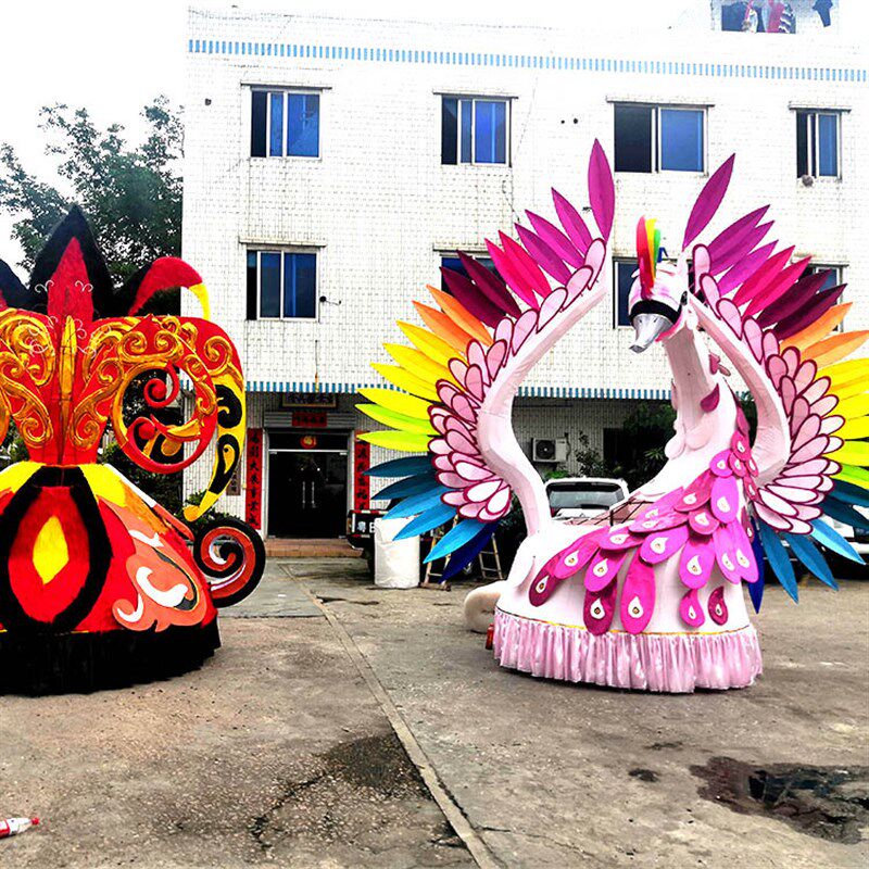 大型花车彩车街道巡游活动开业周年庆典房地产开业开盘商业推广