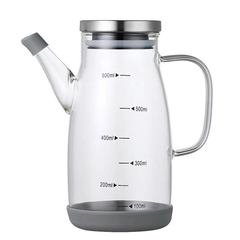 高硼硅玻璃油壶防漏防倒不挂油家用厨房酱油醋料储油罐壶油瓶