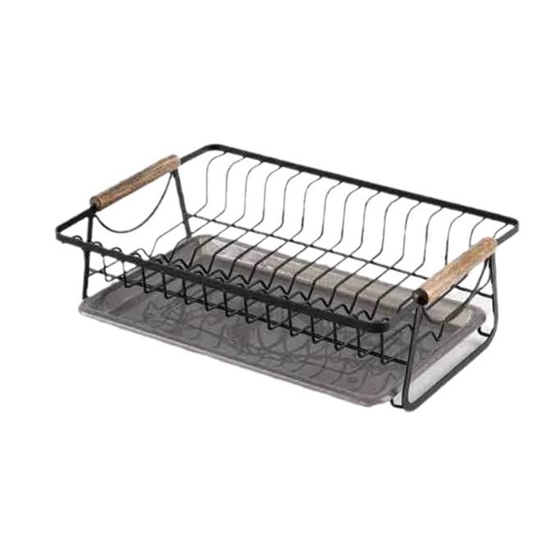 日式厨房沥水碗碟架 台面碗筷柜滤水置物架碗碟收纳篮 碗碟沥水架