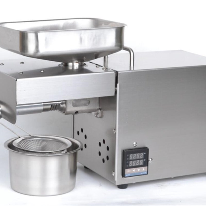 LBT01T温控全自动家用商用小型不锈钢榨油机出口冷热榨油机CE认证