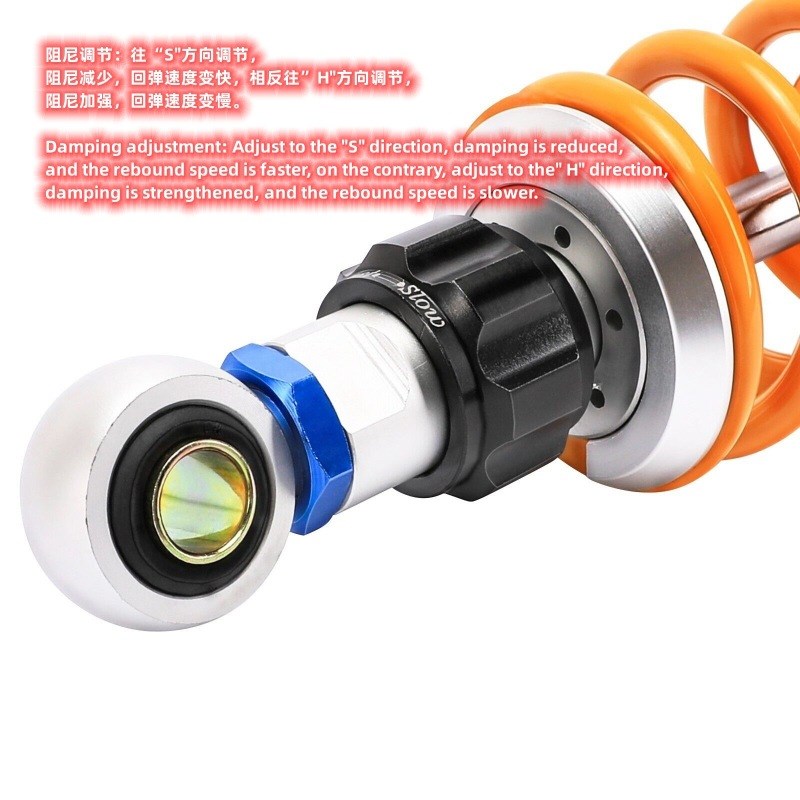 RFY325毫米阻尼调节 软硬调节避震器改装适用于RD350 RD400减震器