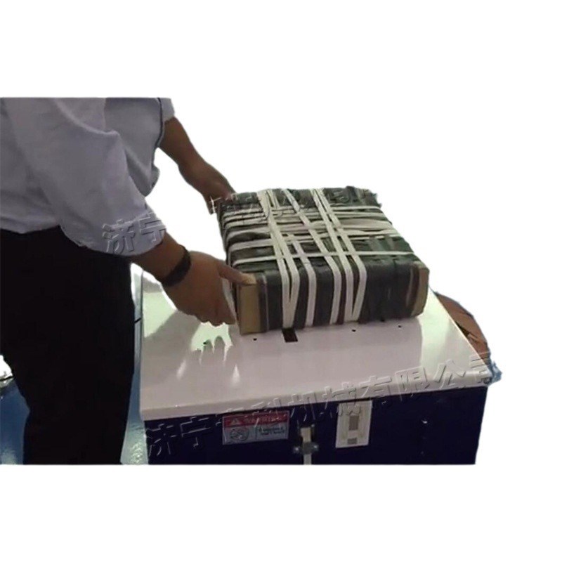 小型扎带打包机 物流运输货物封装机 胶皮管规整扎带机器设备