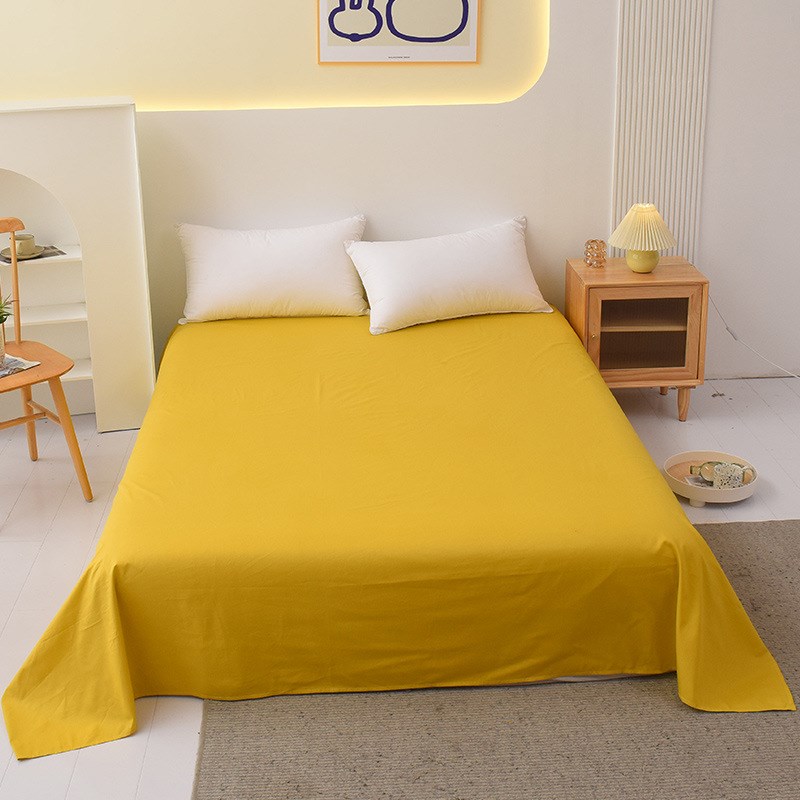 床单单品单件棉100宿舍单人被单灰色加大双人榻榻米炕单定作