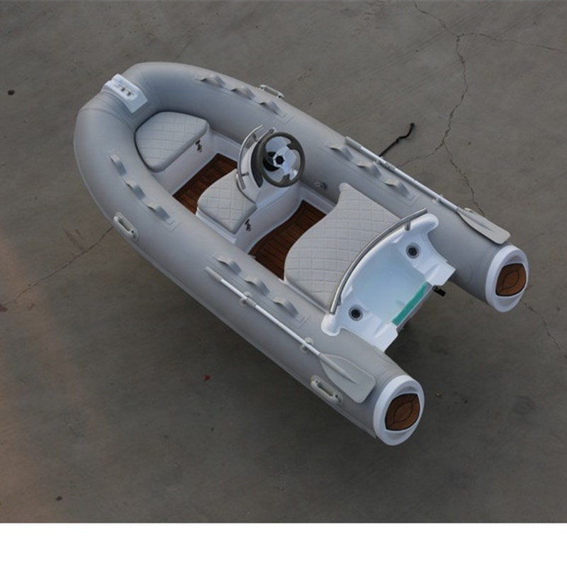 海迈3.3米玻璃钢艇充气艇 进口PVC海钓船 钓鱼船 橡皮橡胶艇