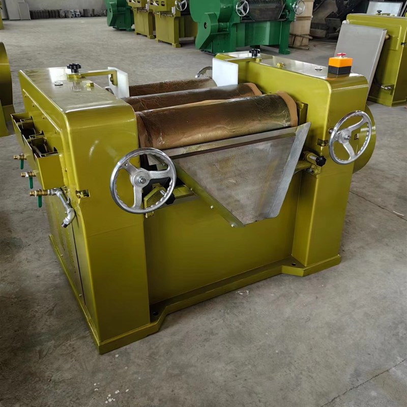 带急停装置260合金钢三辊机油墨涂料膏体三辊研磨机液态研磨设备