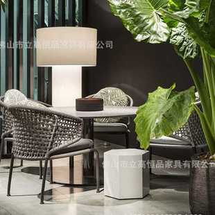 户外休闲桌椅阳台藤椅茶几三件套室外庭院家用简约组合藤编小桌椅